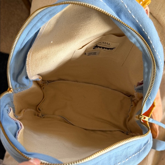 Anchal Project Handmade Quilted Backpack with Front Pocket